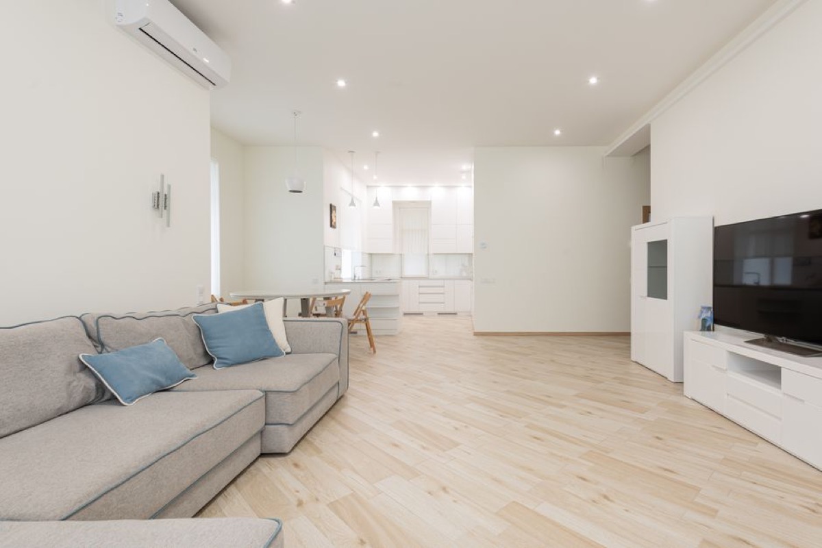 Open-plan living room and lounge area representing the type of large room the Winix 5530 is sized for